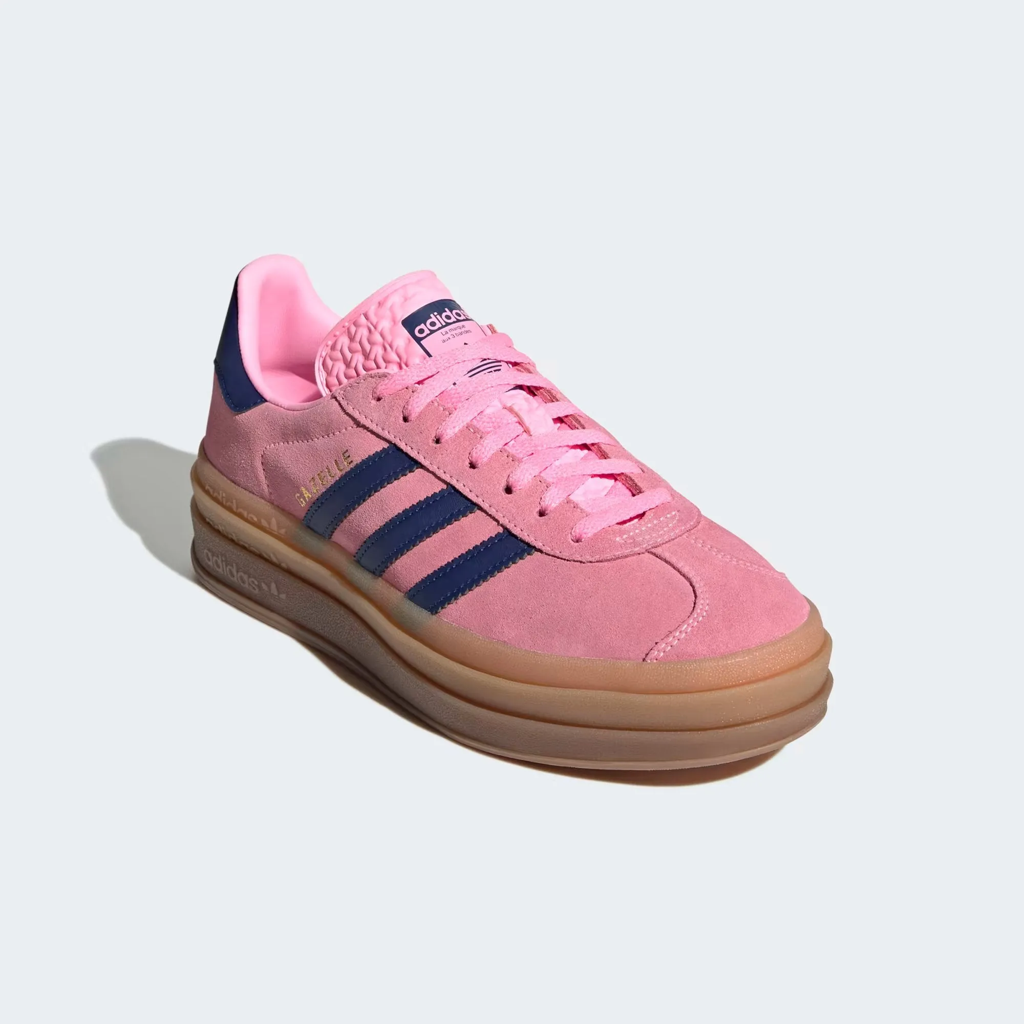 Adidas Wmns Gazelle Bold 'Pink Glow Gum' sneakers, pink