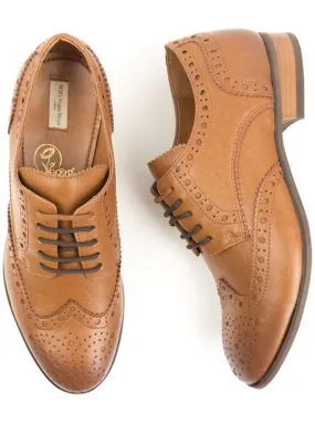 City Wingtip Brogue Oxfords