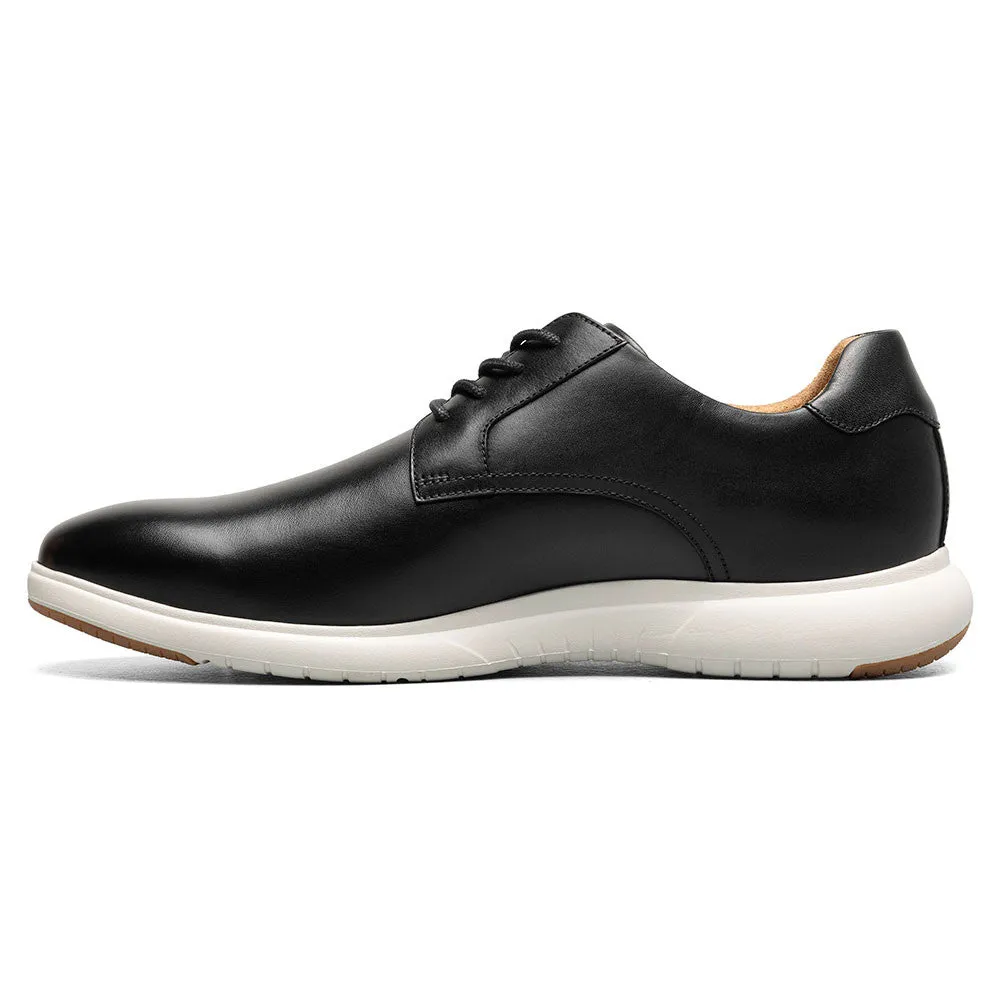 Florsheim Dash Plain Toe Oxford Black and Wight Comfortech Footbed