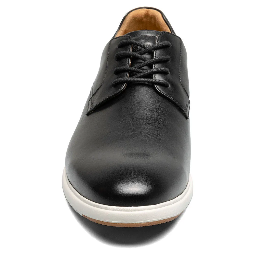 Florsheim Dash Plain Toe Oxford Black and Wight Comfortech Footbed