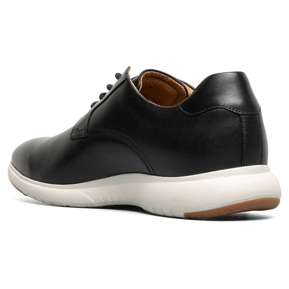 Florsheim Dash Plain Toe Oxford Black and Wight Comfortech Footbed