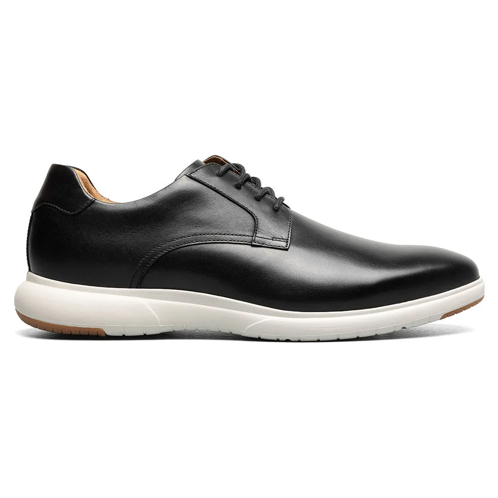 Florsheim Dash Plain Toe Oxford Black and Wight Comfortech Footbed