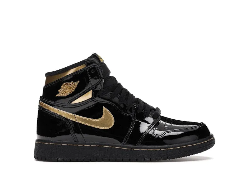 Jordan 1 Retro High Black Metallic Gold (2020) (Gs)