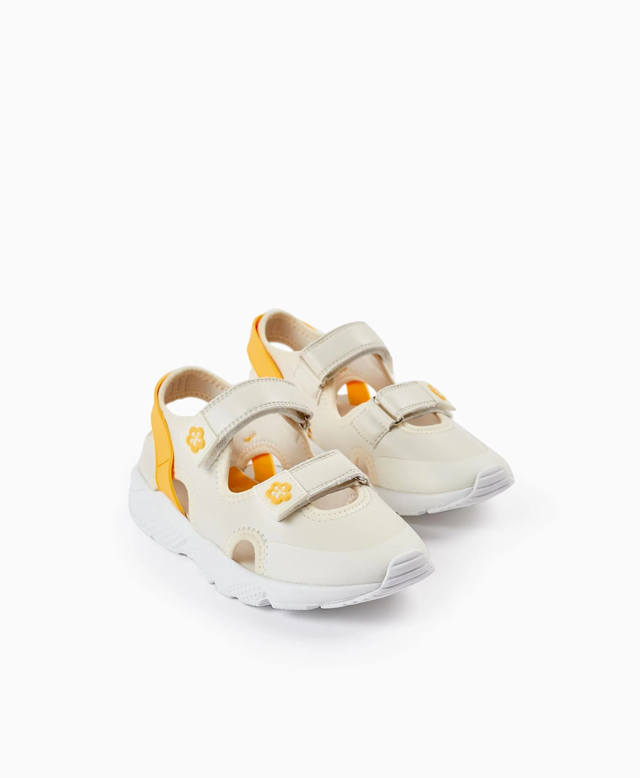 Open Trainers for Girls 'ZY Superlight', Light Grey/Yellow