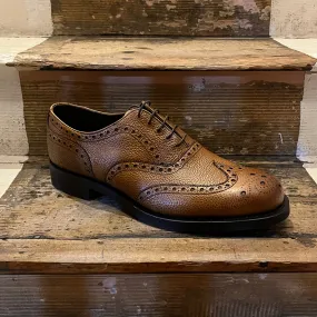 Regent - 'Denman II' Oxford Brogue - Almond Grain Leather