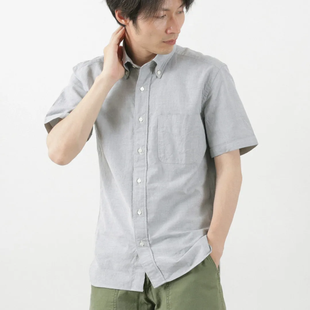 ROCOCO / Premium Oxford Short Sleeve Button Down Shirt