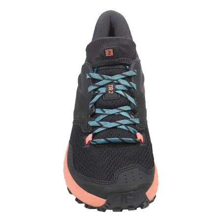 Women's trail running shoe tr2 - black pink blue