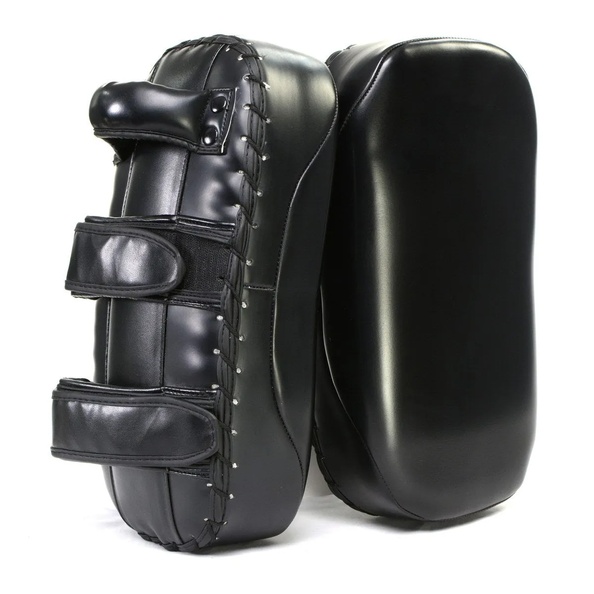 X Fitness XF8002 Muay Thai Kickboxing Kick Pads (Pair)-BLACK